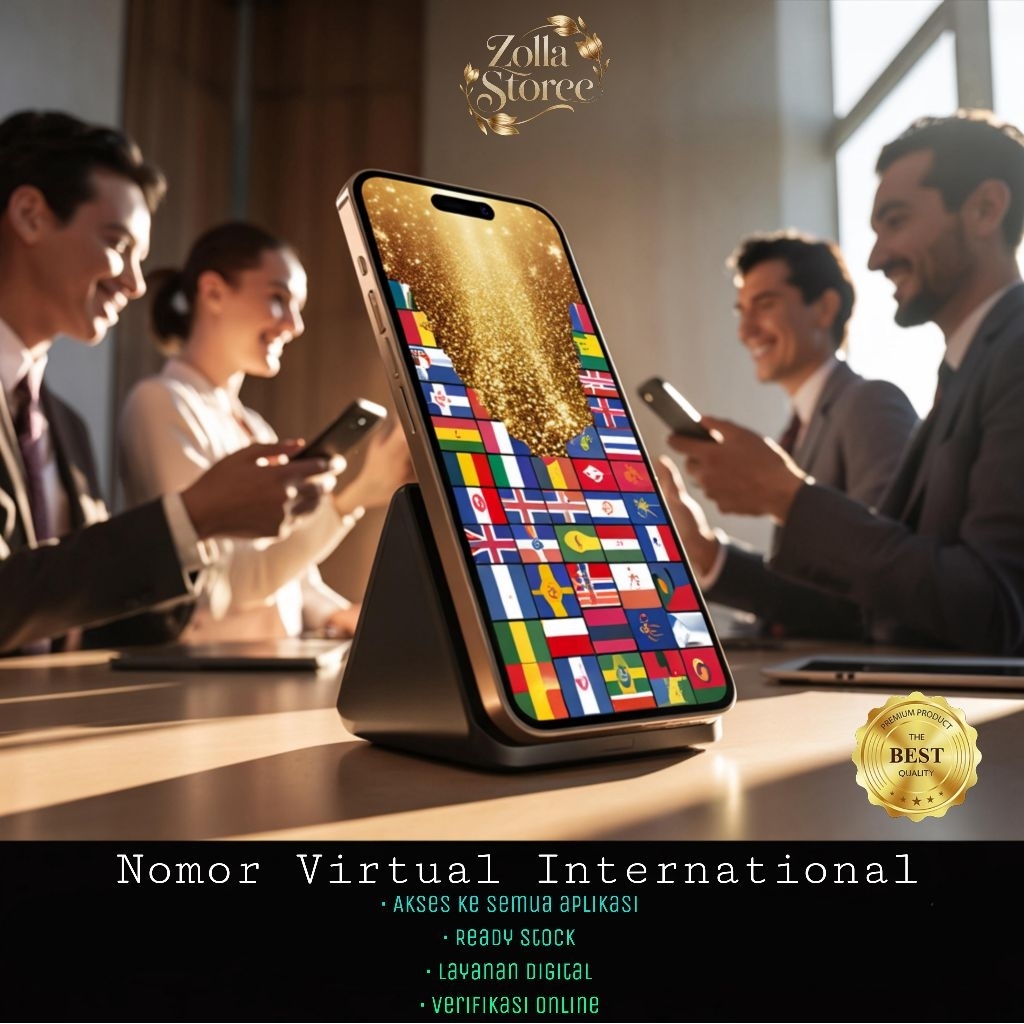 Nomor Virtual Luar Negeri High Quality | aktivasi untuk Whatsapp, tele,line,tktok,gugle