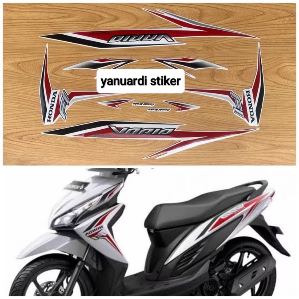 striping stiker list honda vario 110 led tahun 2015 2016 estilo vario led 2016