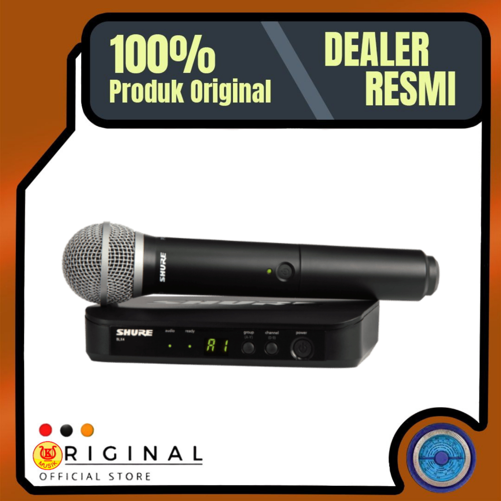 Shure BLX24A/Beta58, Microphone Handheld Wireless - BLX24A/Beta58