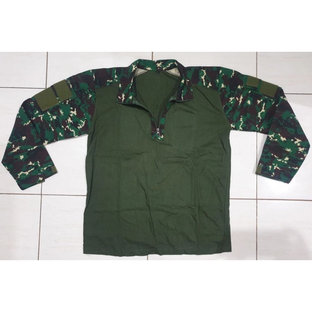 Baju Tactical BDU Combat Katun & Ripstop Loreng NKRI (Free Patch logo Saka Wira Kartika)