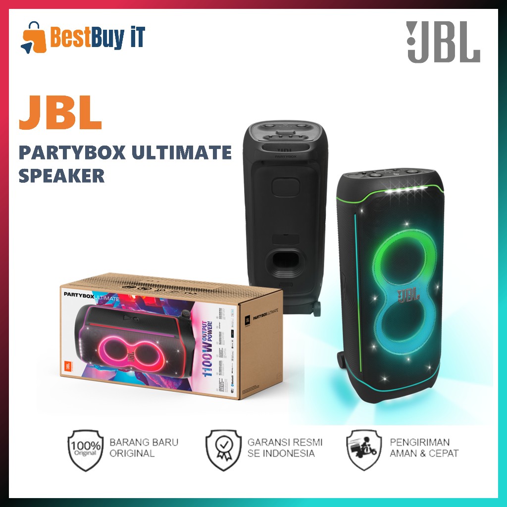 JBL Partybox Ultimate 1100W RMS Wifi Bluetooth Speaker