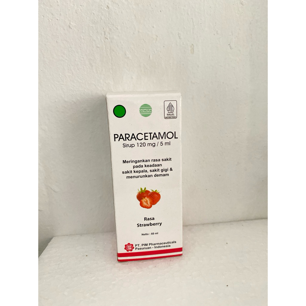Paracetamol Sirup 60 ml Obat Demam Anak dan Bayi