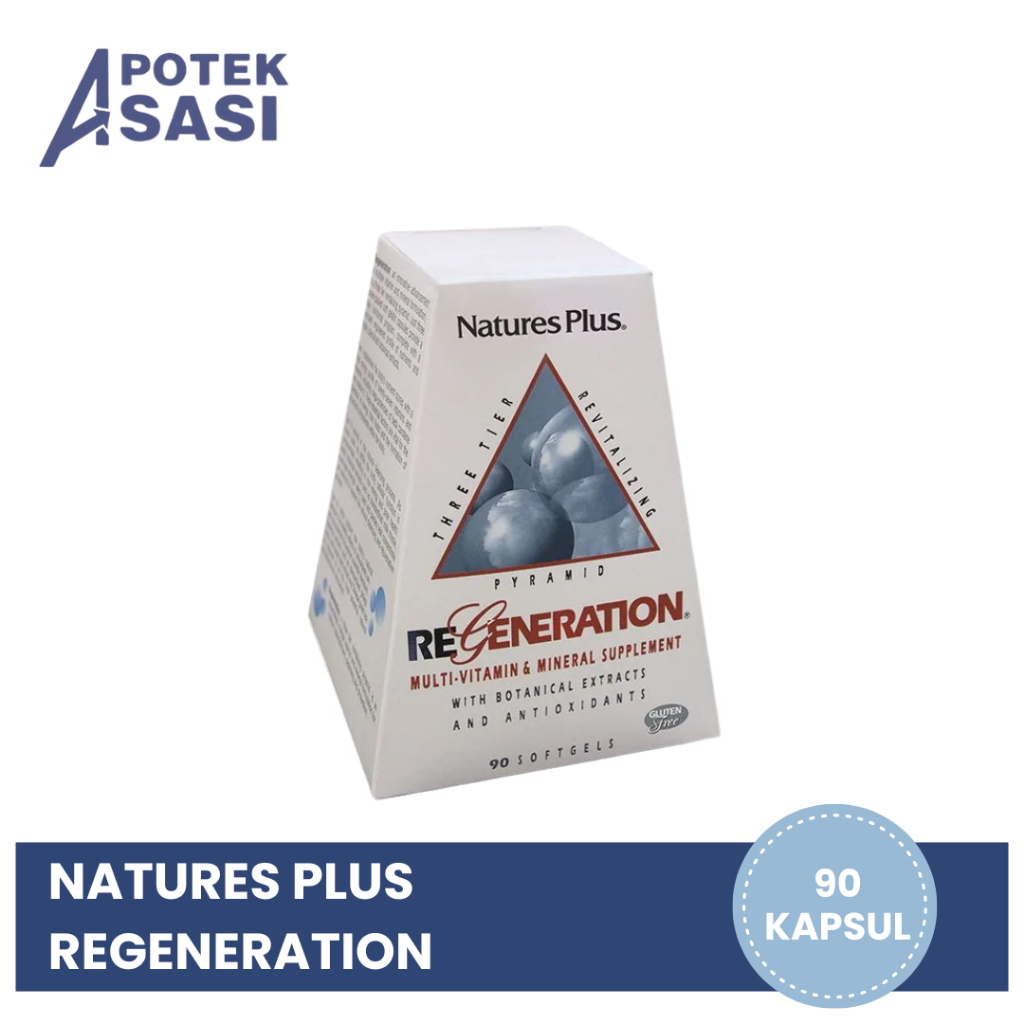Natures Plus Regeneration Multivitamin 90 Softgels Detoks Antioksidan