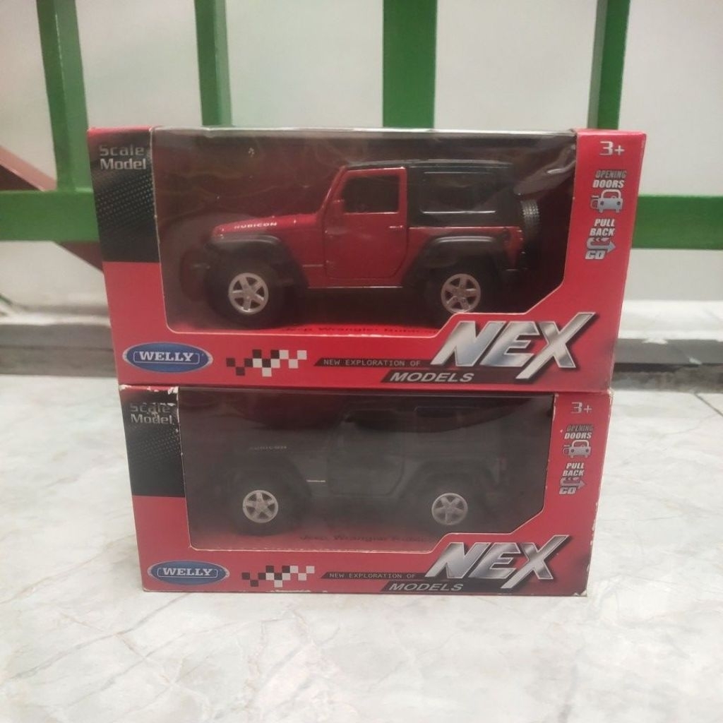 Diecast mobil Jeep Wrangler Rubicon