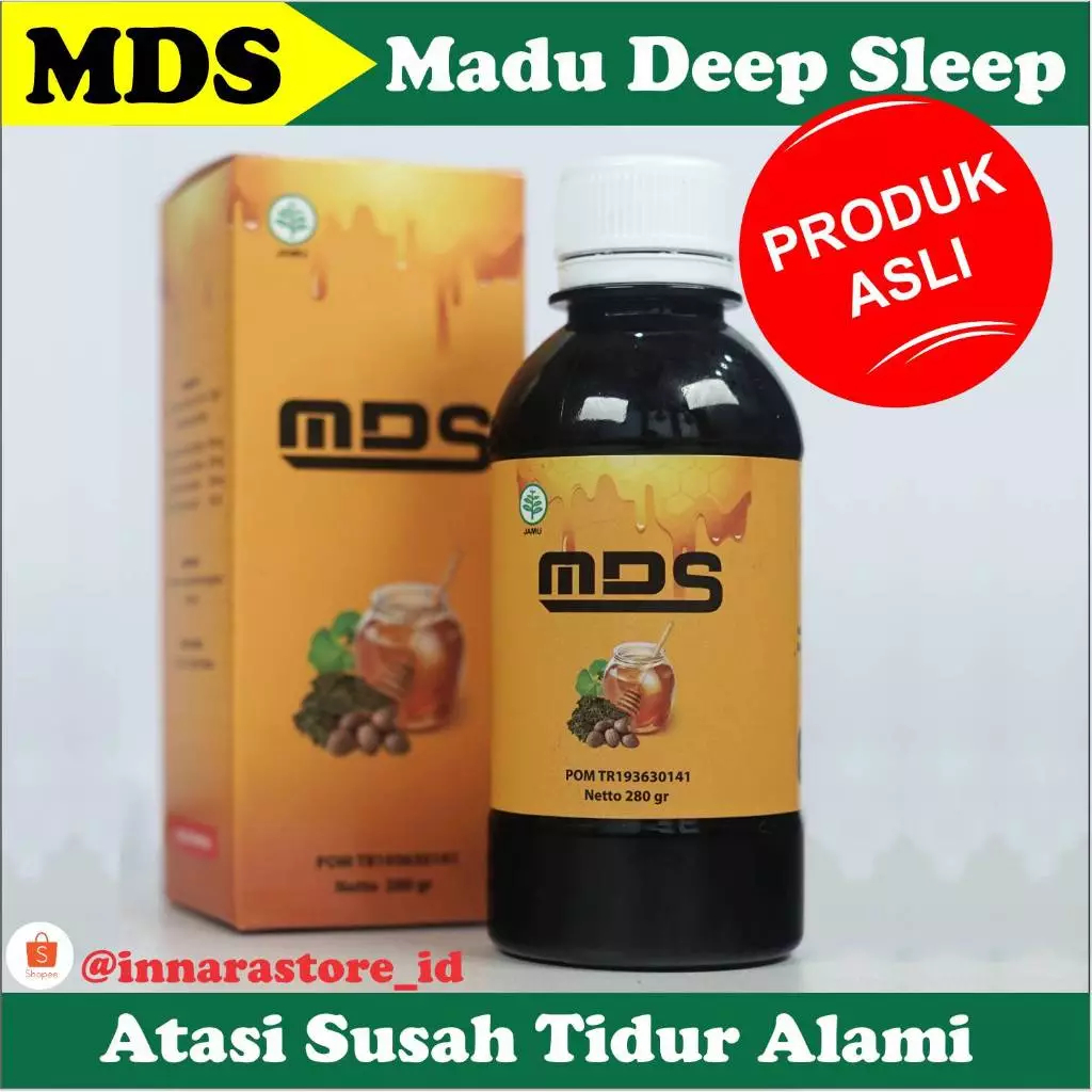 MADU DEEP SLEEP (MDS) HERBAL ALAMI ATASI SUSAH TIDUR INSOMNIA TERLARIS - DEEP SLEEP
