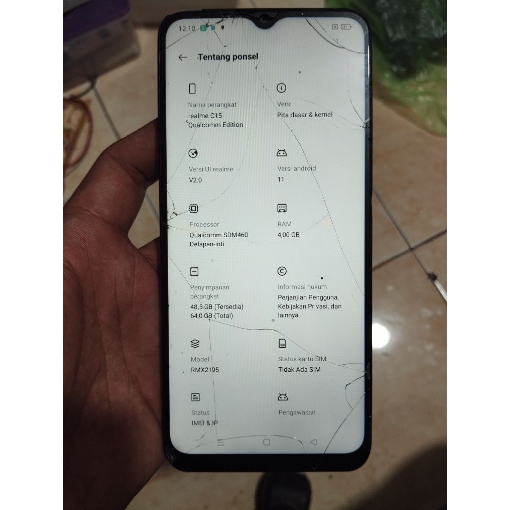 Realme C15 minus