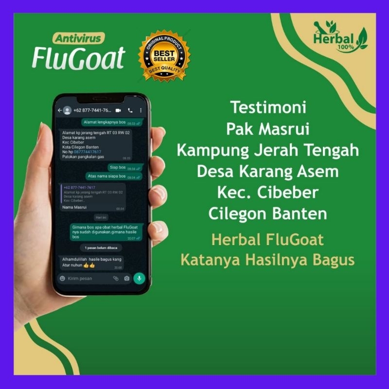 BERKUALITAS  Obat Kambing Flu Batuk, Obat Kambing Flu Dan Batuk, Obat Kambing Flu Herbal