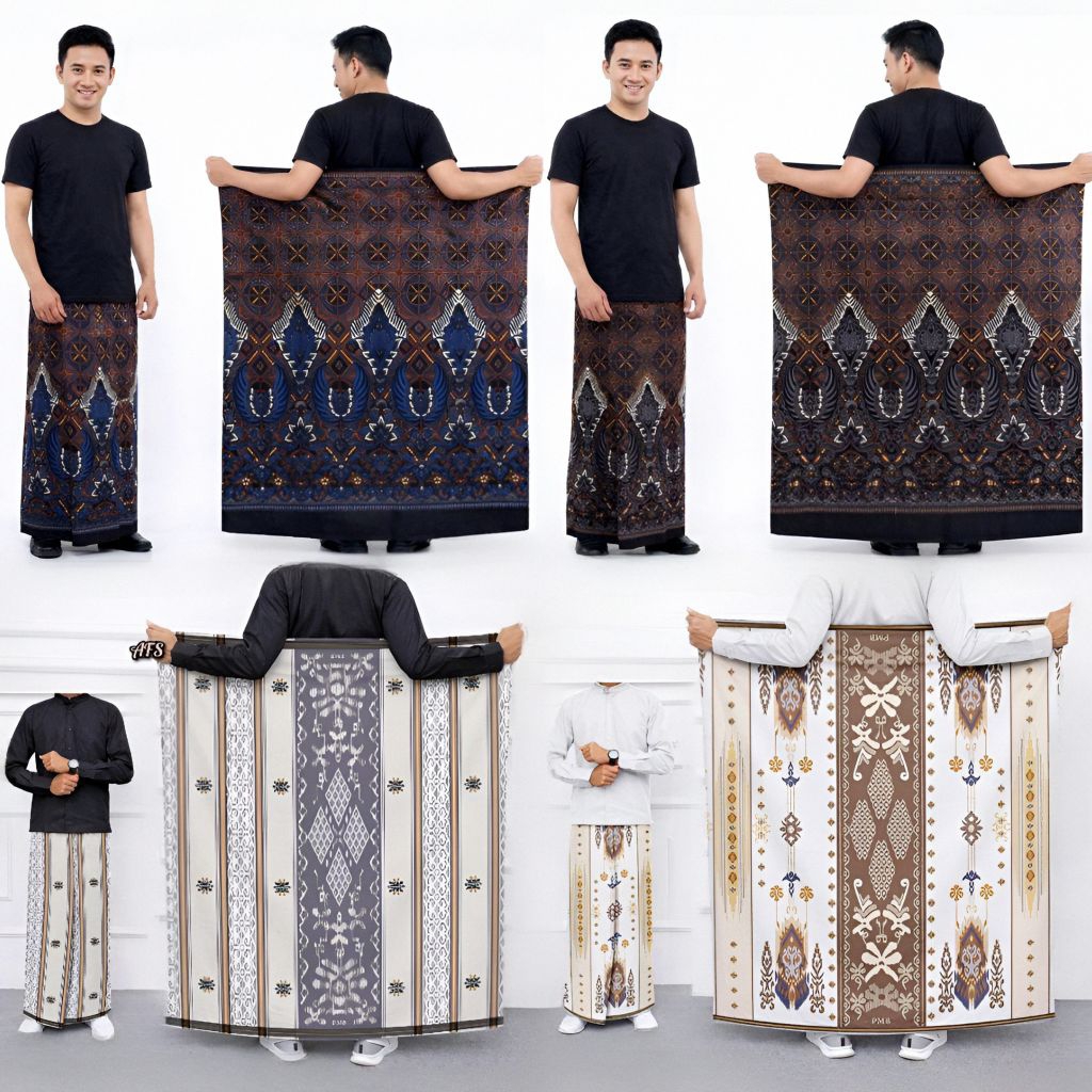 Sarung Batik Pria Dewasa Katun Halus Sarung Santri Pondok Sarung Batik Pekalongan
