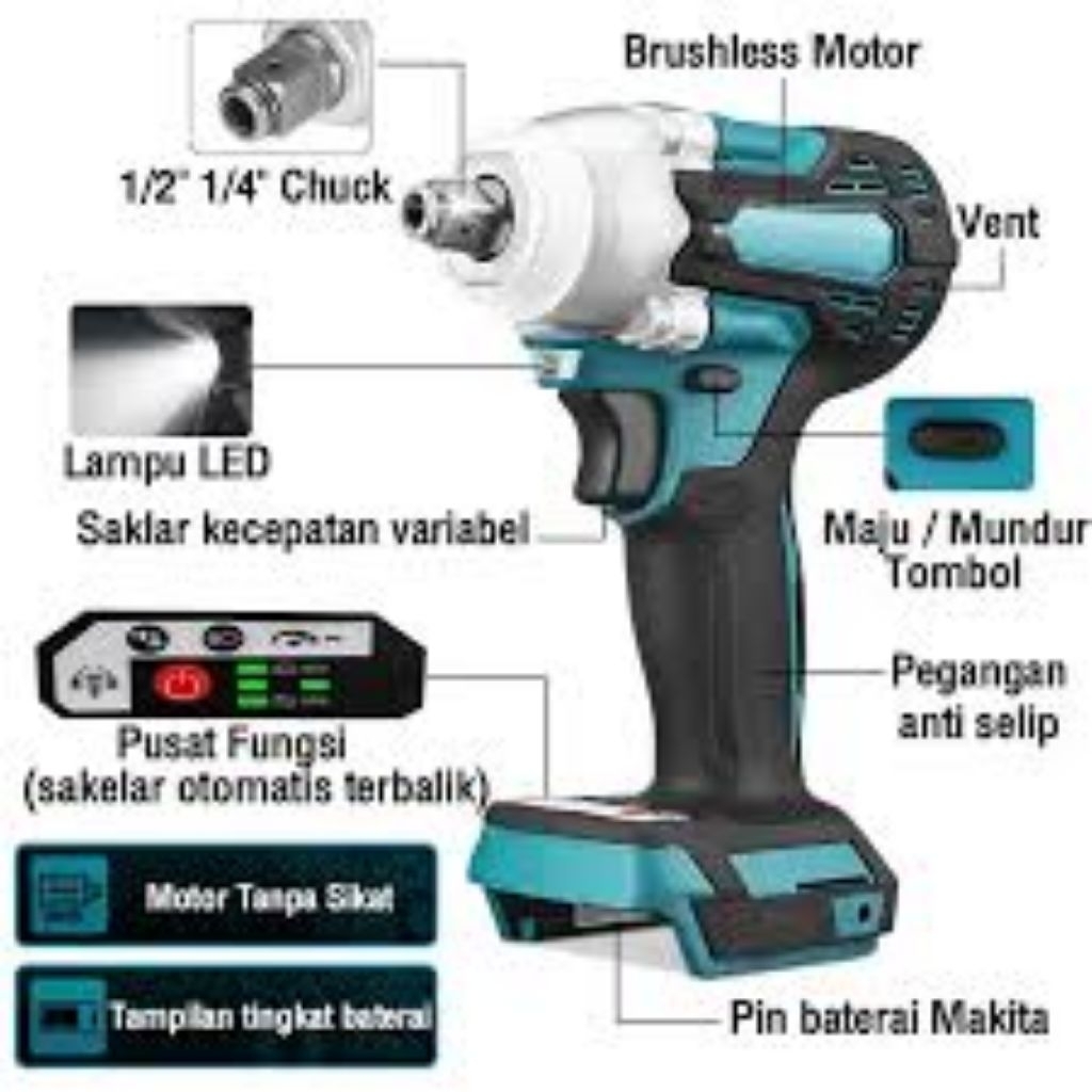 Bor Impeck Electric Impact Drill.