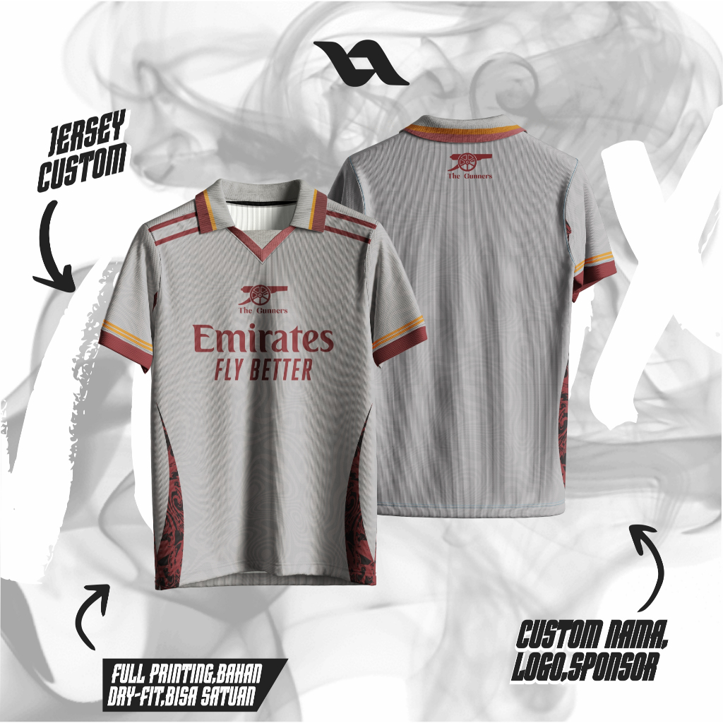 Jersey Fantasy Arsenal / Jersey Vintage Arsenal Retro
