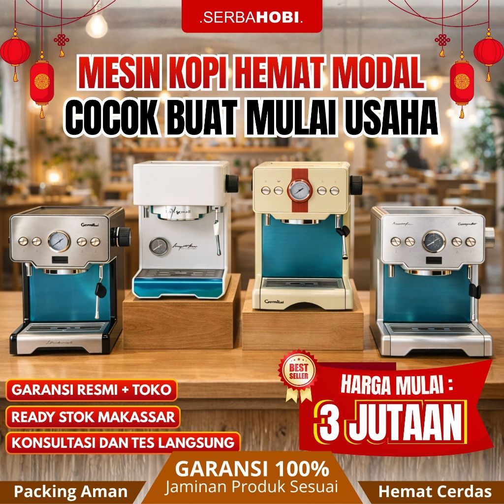 Mesin Kopi Untuk Usaha Hemat Modal Espresso Machine Coffee Maker FCM 3605 / FCM 3030 / CRM 3605 / CR
