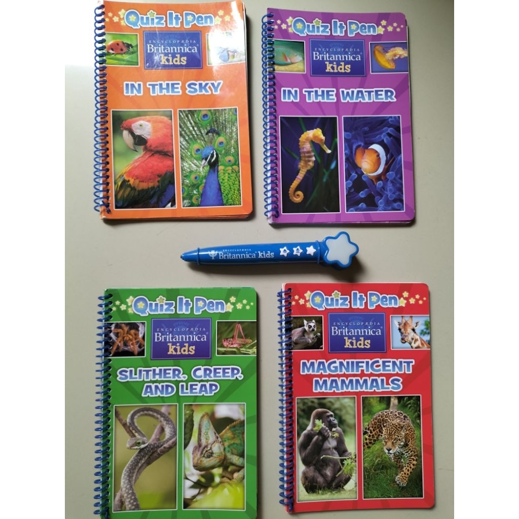 Encyclopedia Britannica Kids Quiz it Pen (preloved)