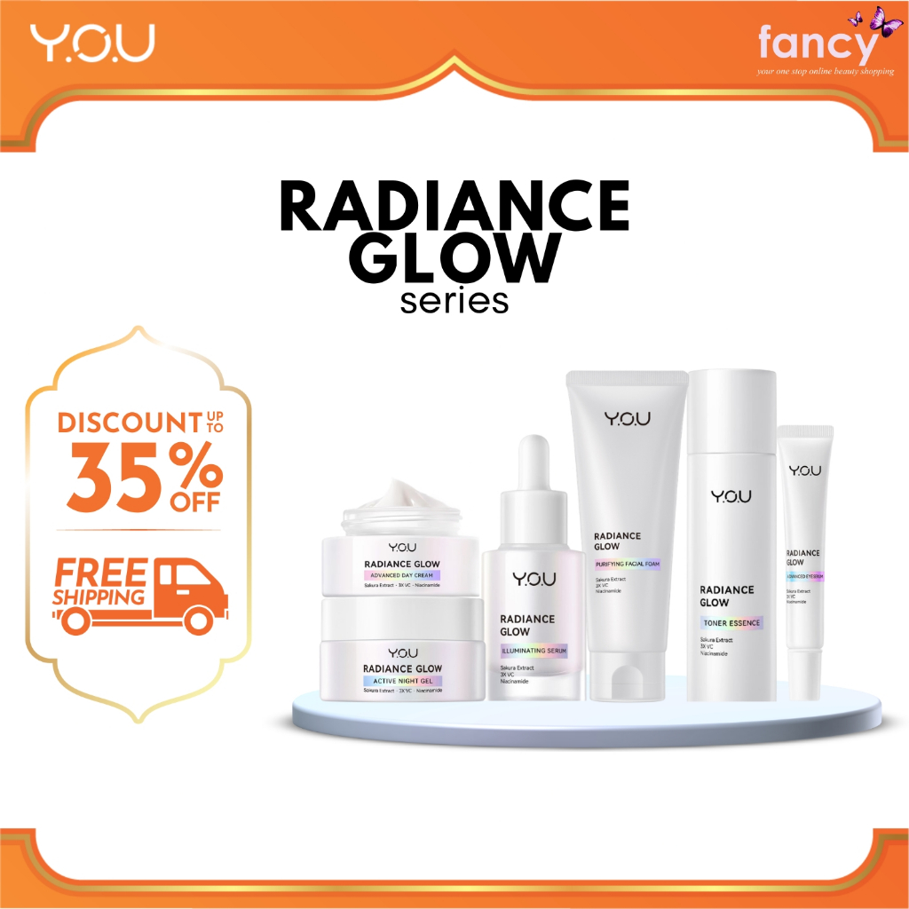 Y.O.U Radiance Glow Series | Illuminating Serum | Advanced Day Cream | Advanced Night Gel