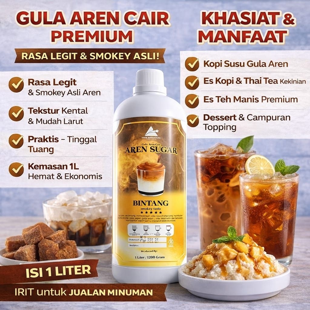 Gula Aren Cair/Aren Cair/Gula Cair/Gula kopi susu/Gula Kopsus