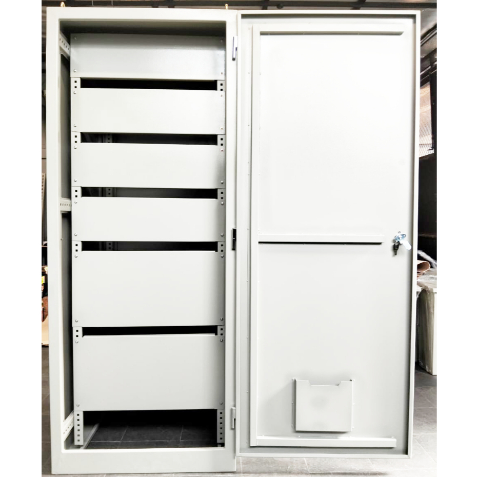 Custom Box Panel Freestanding Ukuran 180x80x80 Plat 2MM RAL 7032