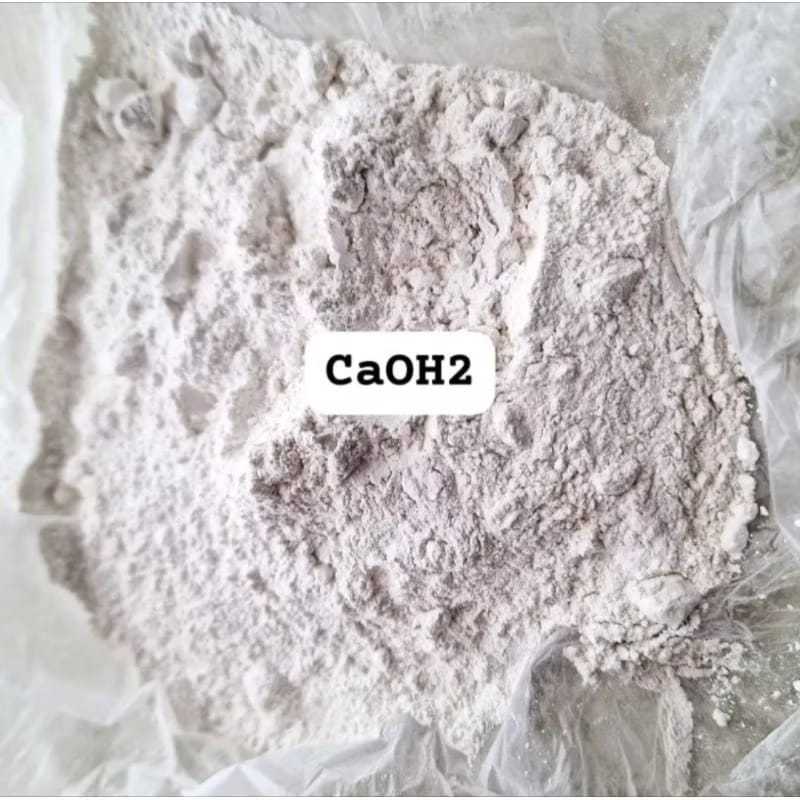 Kapur  Hydrated Lime 1 Kg - Bahan Penting Industri Konstruksi & Pertanian - Best Seller