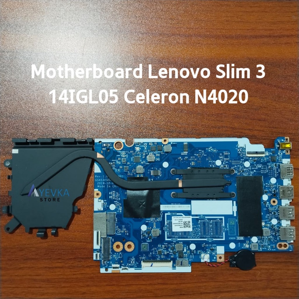 Motherboard Lenovo ideapad Slim 3 14IGL05 Mobo 81WH Normal Tested Seken Original [ mainboard mobo me