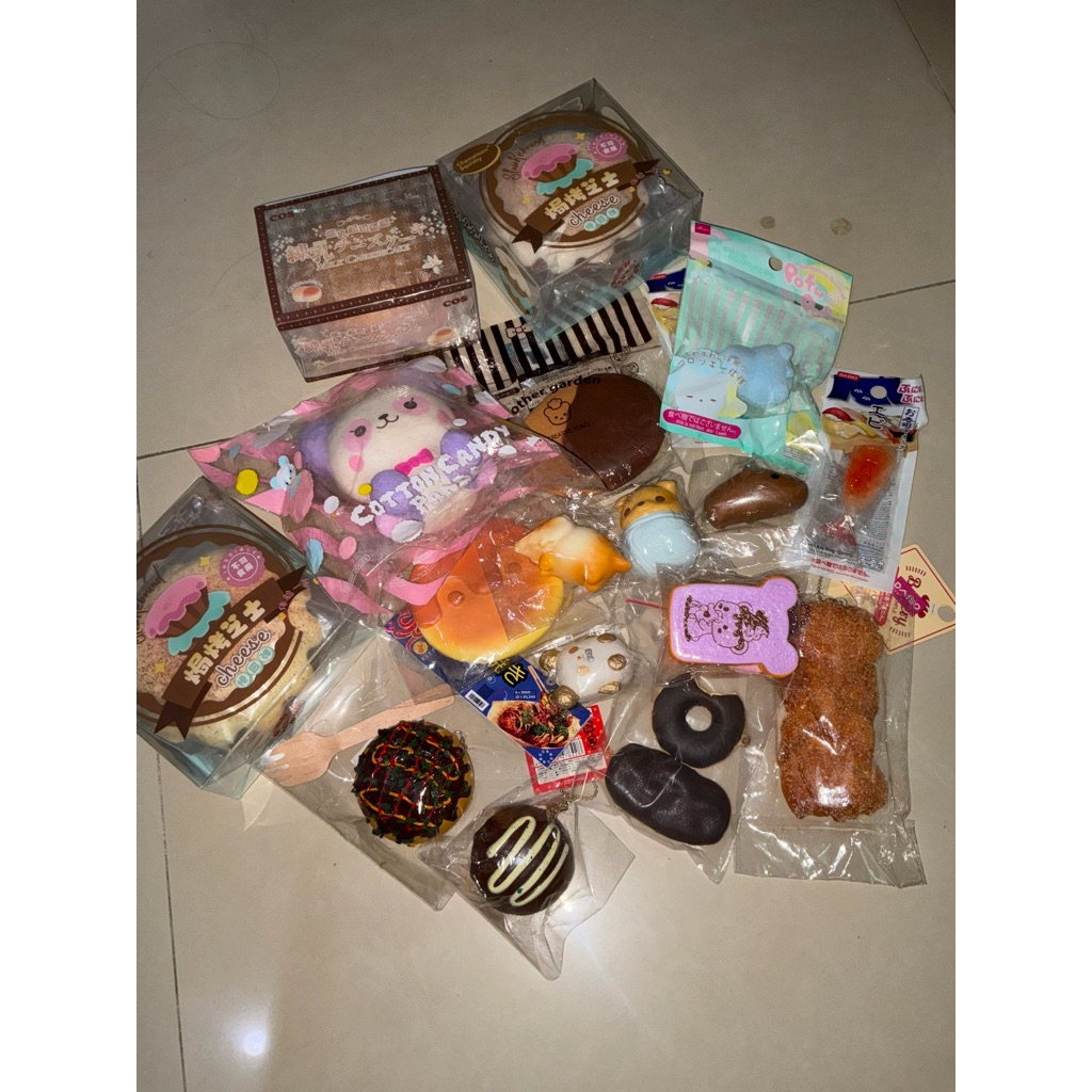 BUNDLE SQUISHY MURAH (cdn, squishy china, dll)