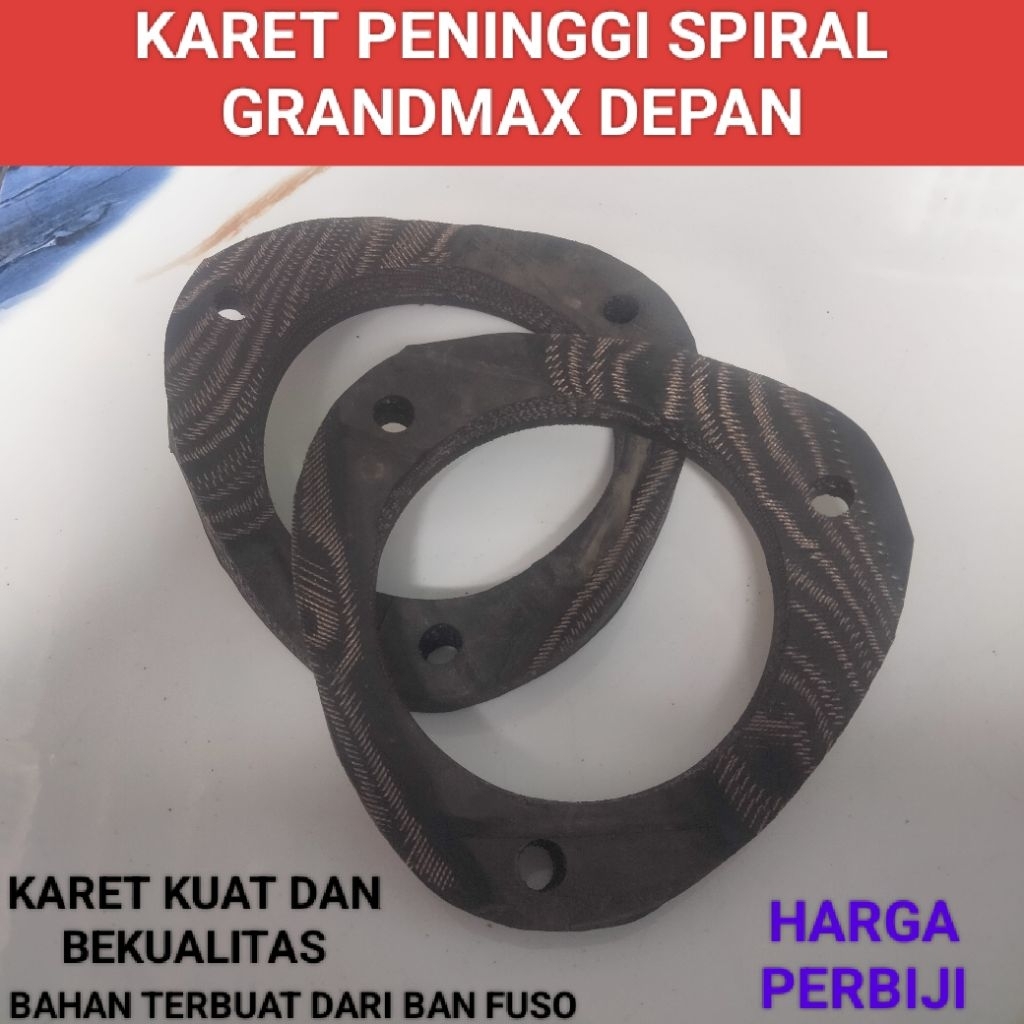 karet peninggi spiral grandmax depan karet ganjel spiral grandmax depan
