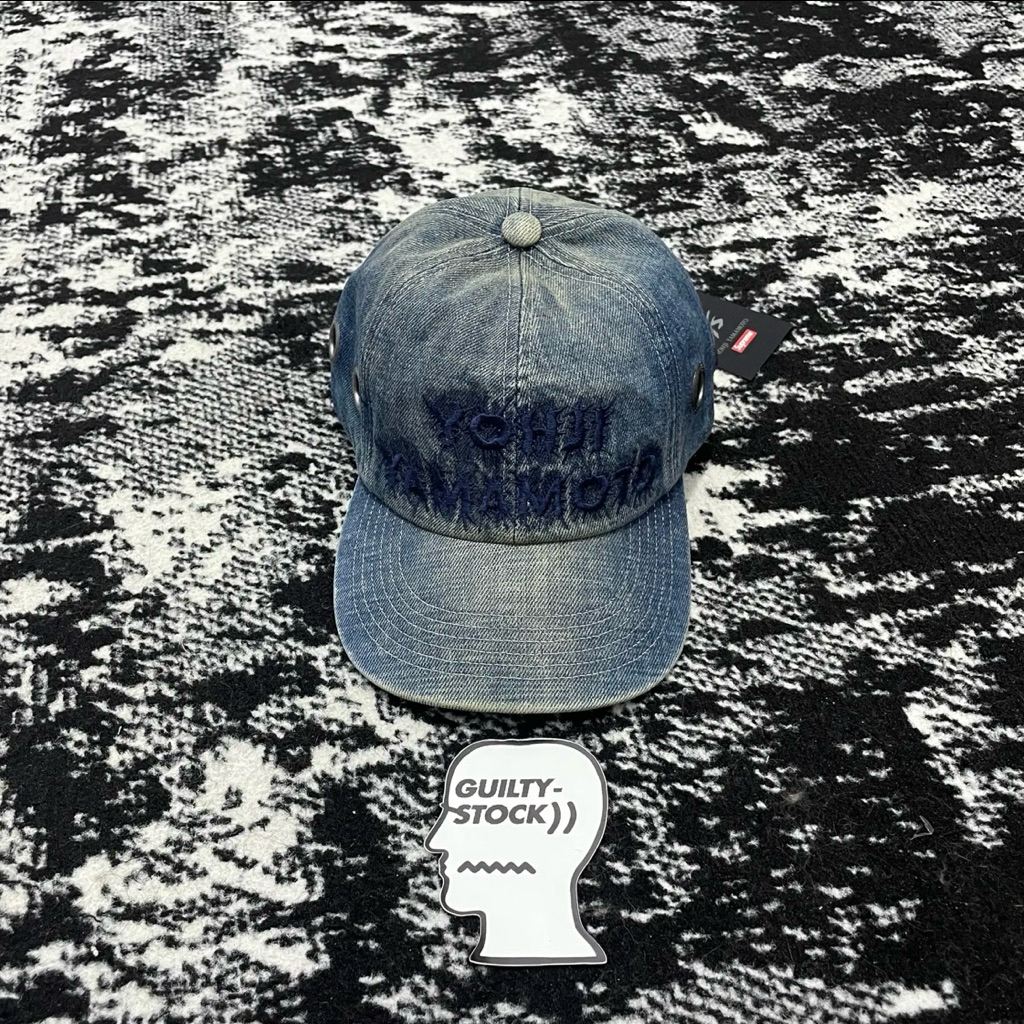 SUPREME NEW YORK YOHJI YAMAMOTO 6PANEL DENIM BLUE