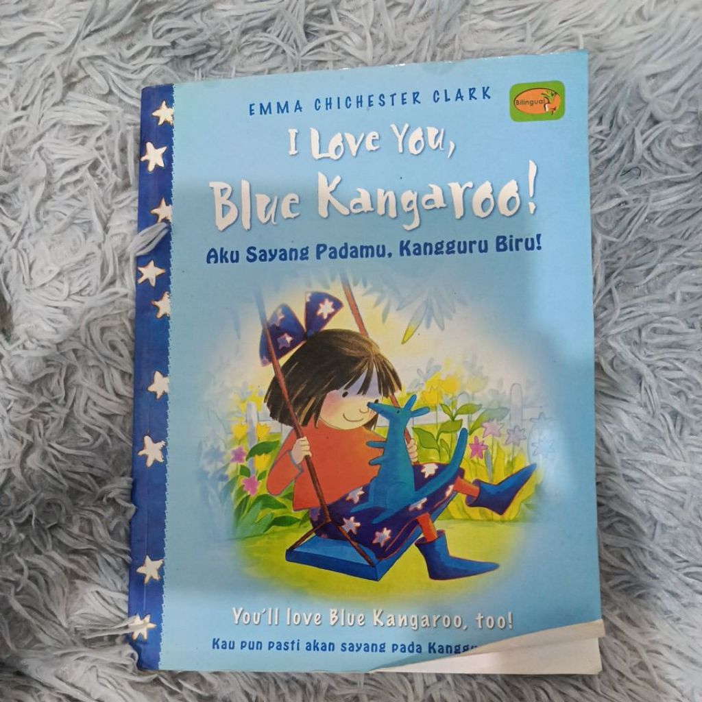 Buku preloved--- i love you blue kangaroo (eta 10)