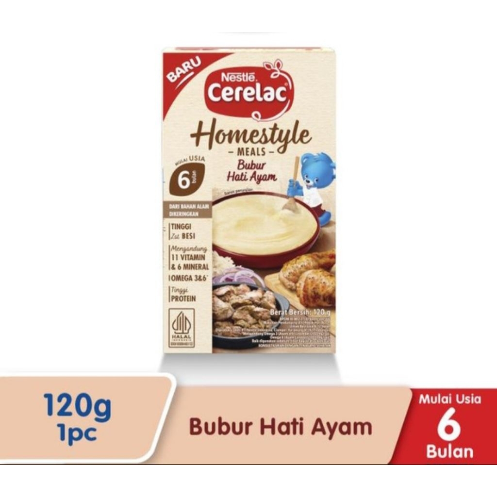 Cerelac Homestyle Bubur Hati ayam 120gr