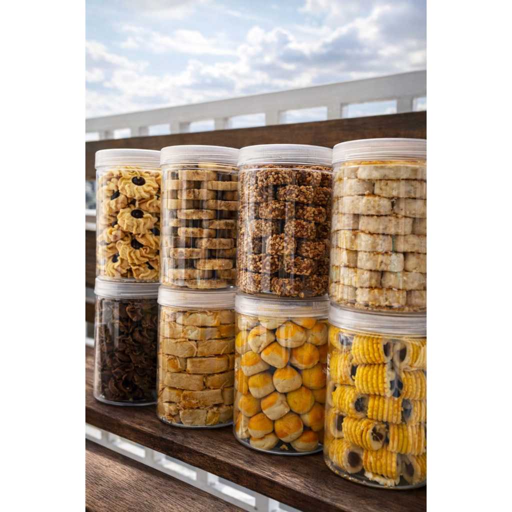 Kue kering lebaran || Trumbprint cokelat kacang,Nastar bulat,Semprit coklat,Semprit,Nutella cookies,