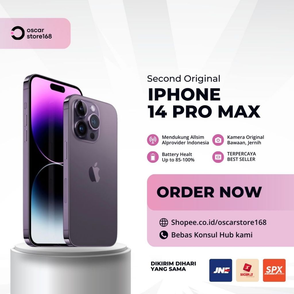 IPHONE 14 PRO MAX SECOND ORIGINAL 128GB/256GB