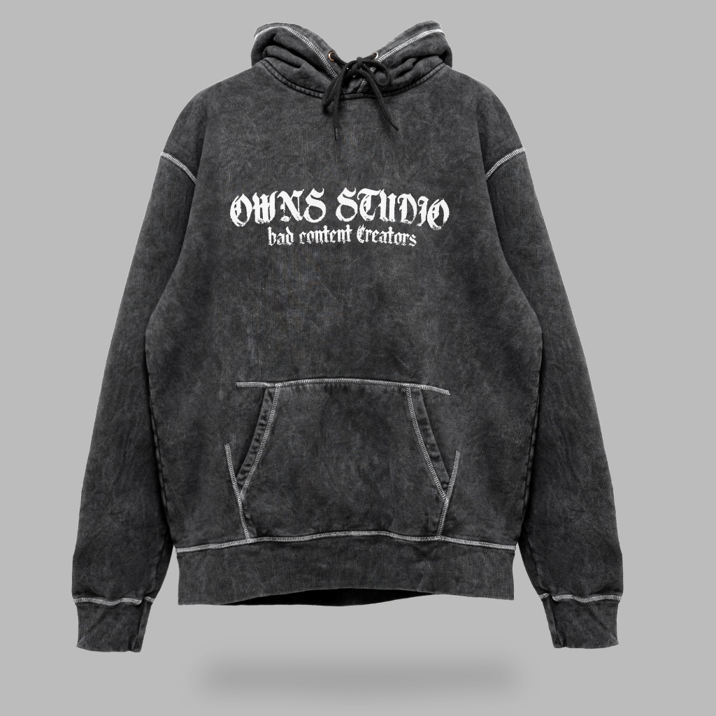 Owns Hoodie Boxy HD Blitz Wash