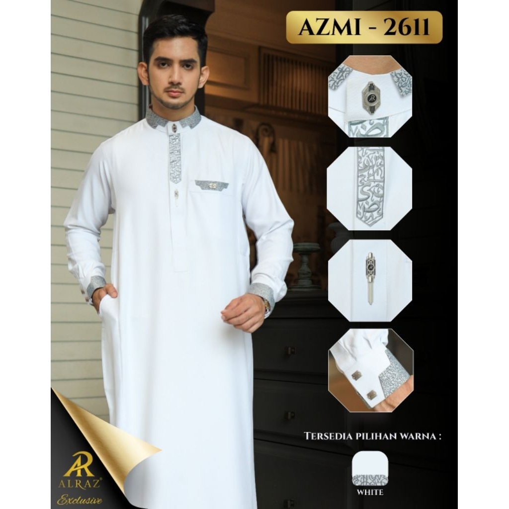 ALRAZ Thobe Exclusive Azmi 2611( Free Box)