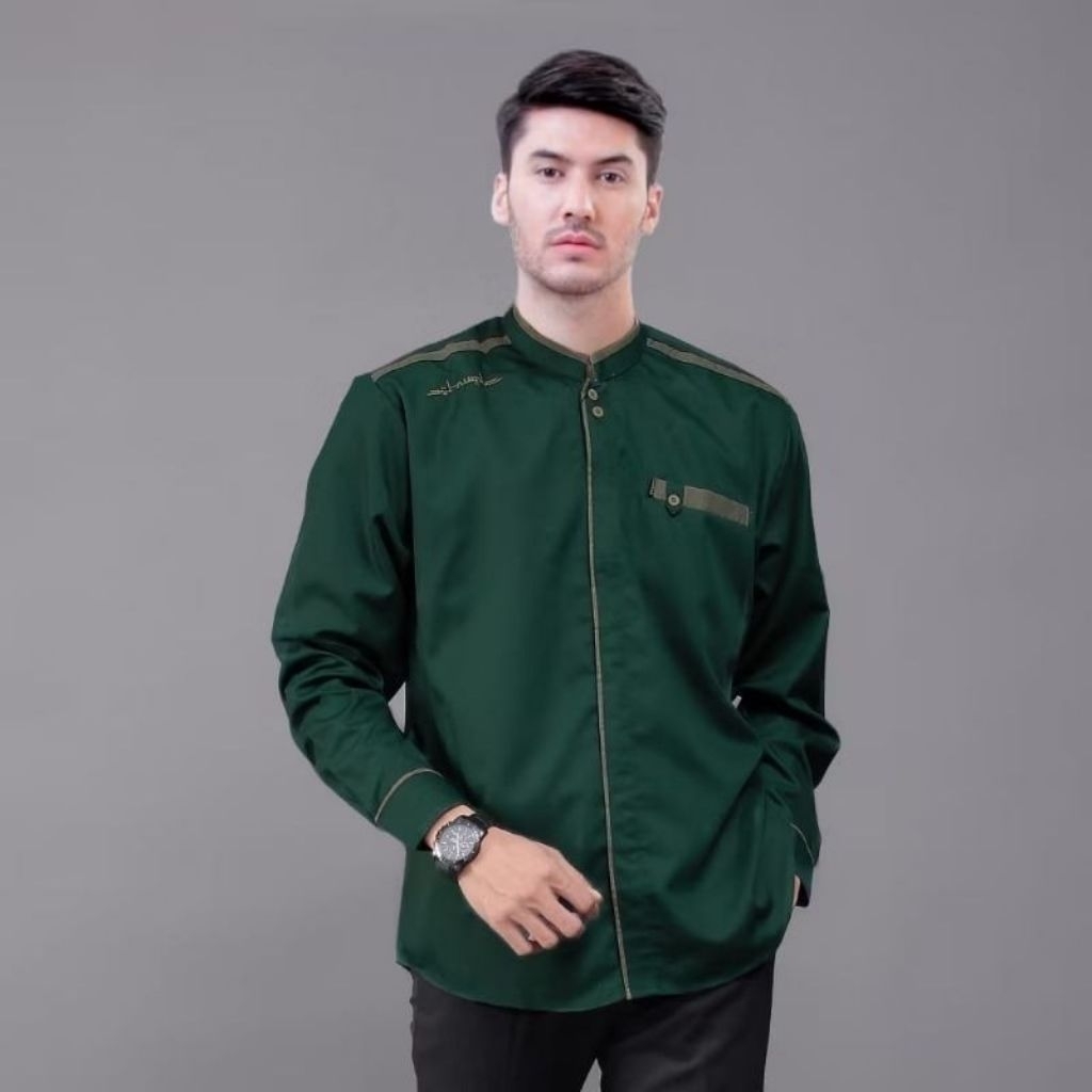 Raymond - Baju Koko kemeja kurta premium toyobo import jumbo M L XL 2XL 3XL lengan tangan panjang wa