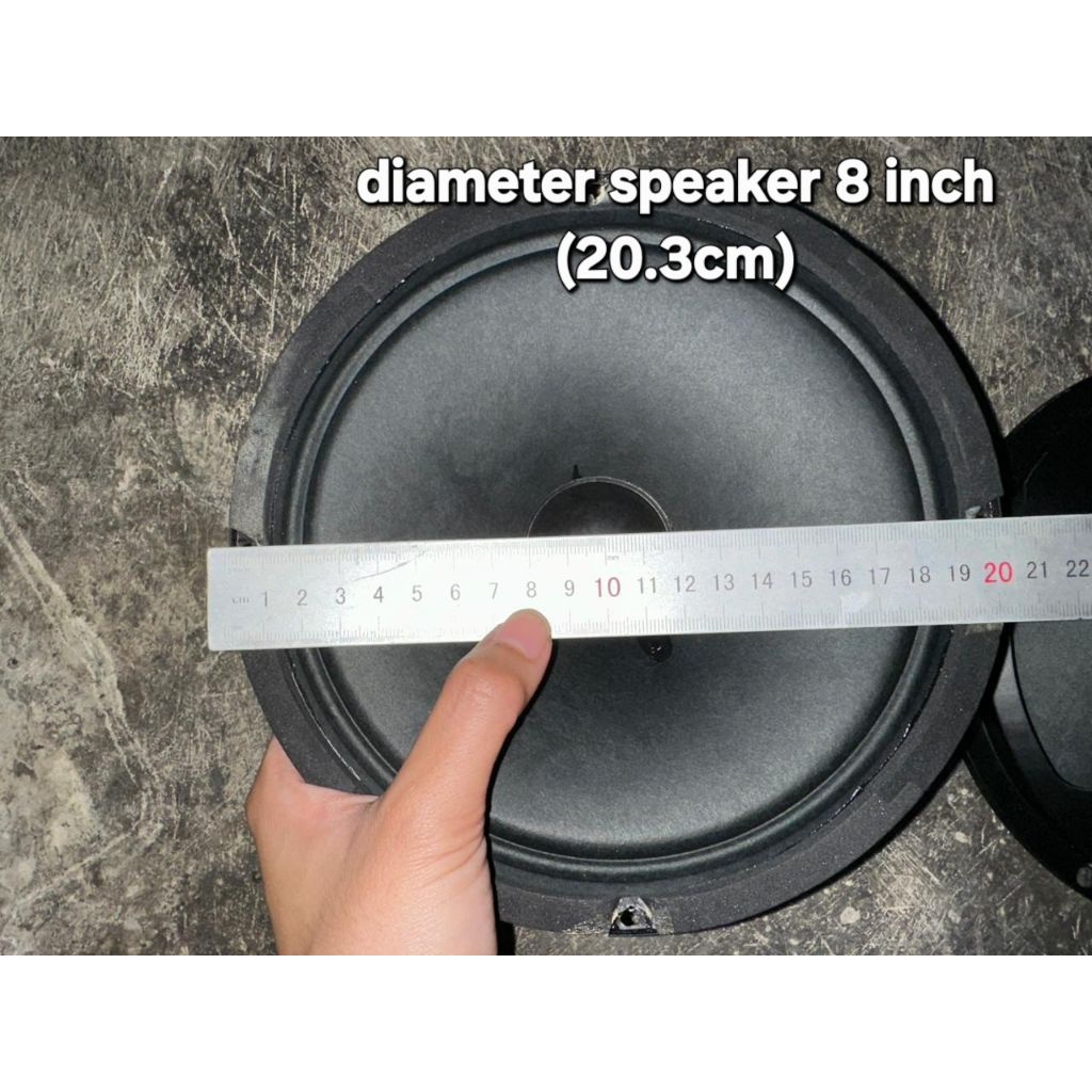 speaker 8 inch  midle, speaker diameter 20.3cm