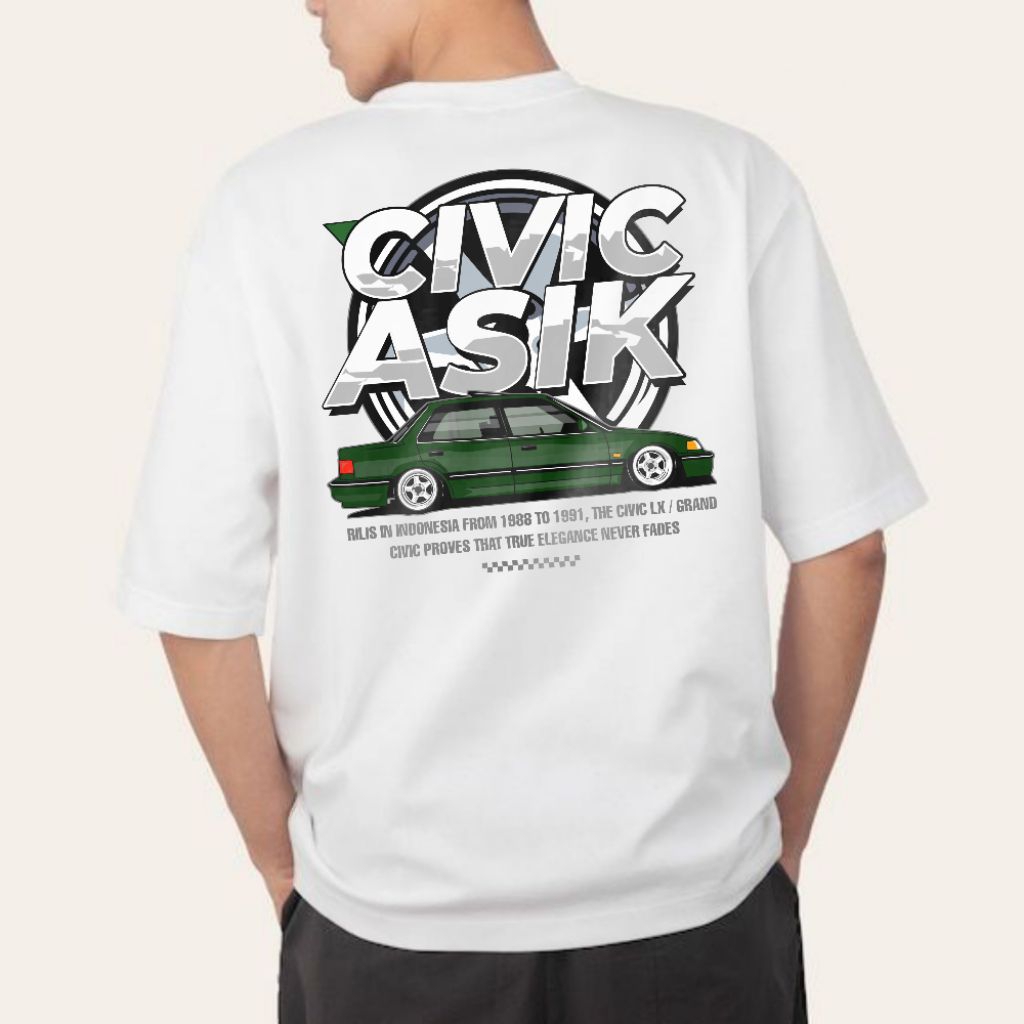 baju kaos Civic asik  mobil Civic lx dan grand Civic