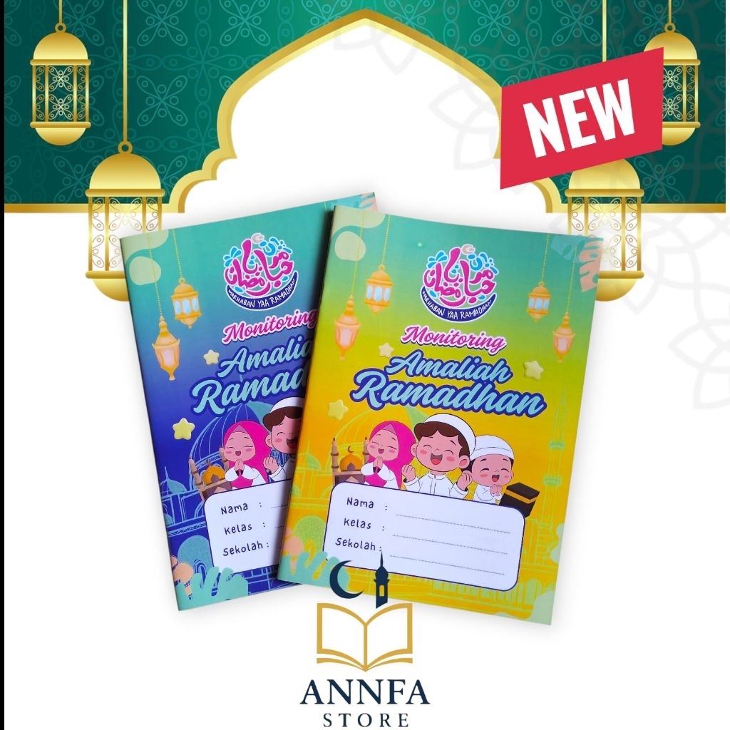 Buku Monitoring Ibadah Ramadhan Anak – Buku Kegiatan TK TPA PAUD SD