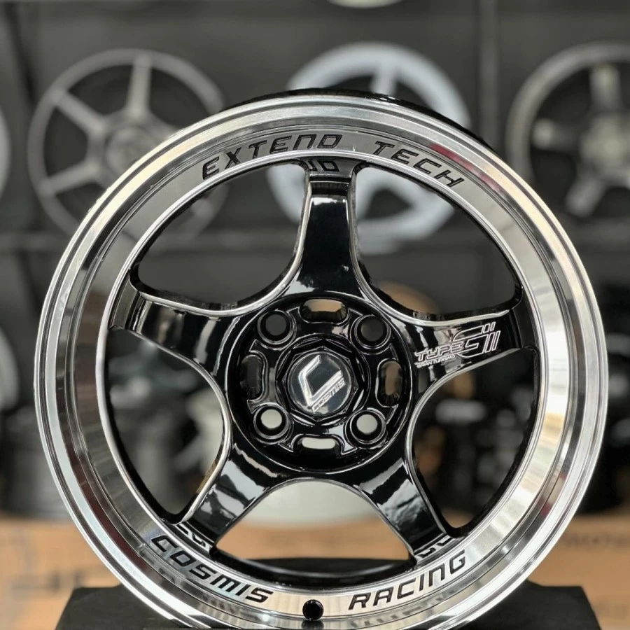velg racing r15 COSMIS TYPE G lebar 6,5 et 42 Pcd 4X100 brio jazz city freed vios yaris velg mobil f