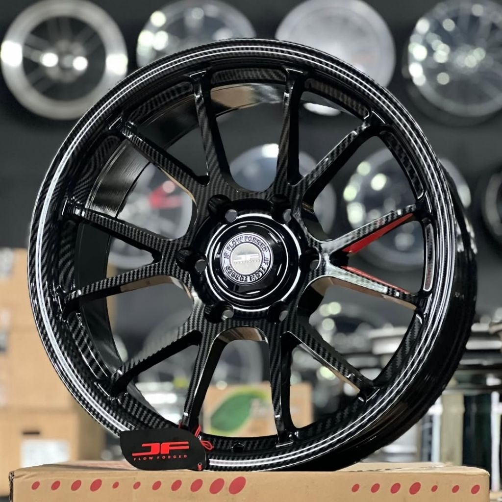 velg racing ring 18 JF LUXURY NF CARBON FLOW FORMING velg mobil r18 Pajero ford ranger triton hilux 