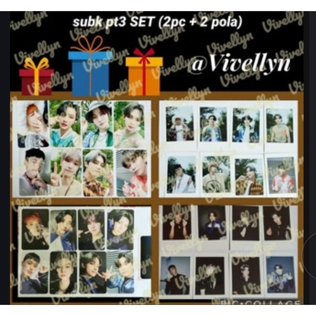 READY Ateez SubK fever pt3 set Photocard Polaroid POB Hongjoong San Seonghwa Wooyoung Mingi Yunho Jo
