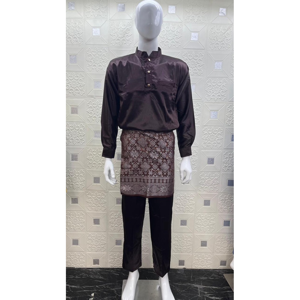 SETELAN BAJU KURUNG PRIA  PLUS SONGKET // SET MELAYU +SONGKET // SETELAN MELAYU // SET MELAYU PRIA