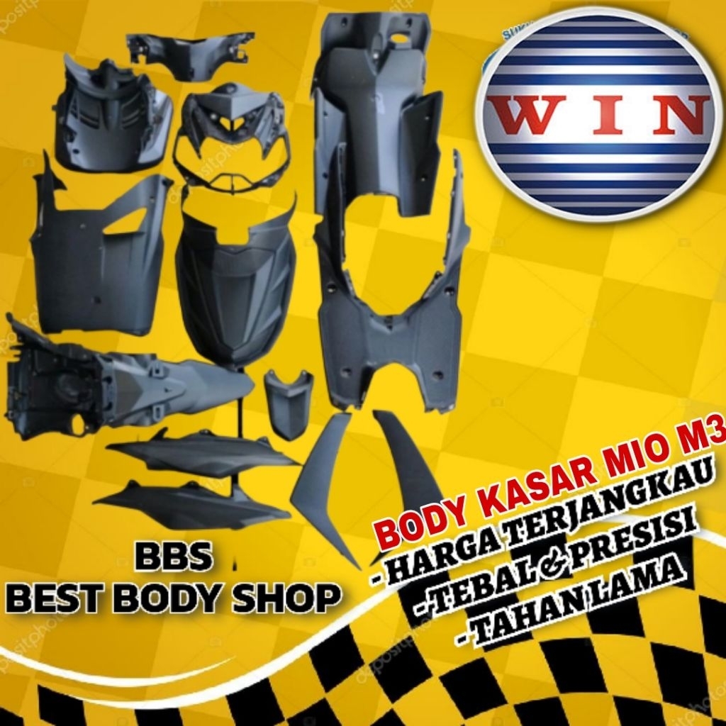 Cover Body Kasar Yamaha Mio M3 | Bodi Kasar Mio M3