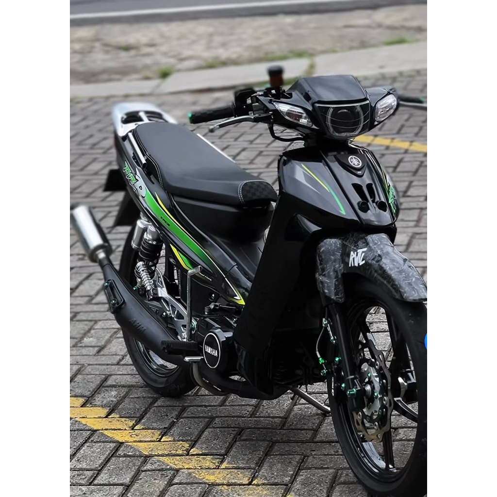 STRIPING VARIASI FIZR 1997 1998 HITAM FIZ R HOLOGRAM