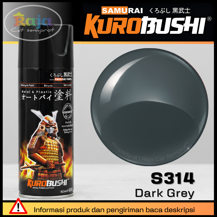 Samurai Paint : Dark Grey - S314*