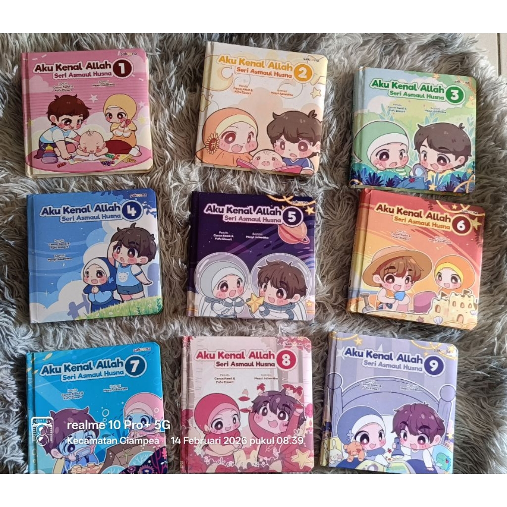 Buku preloved--- seri Asmaul Husna Akasah sakeena