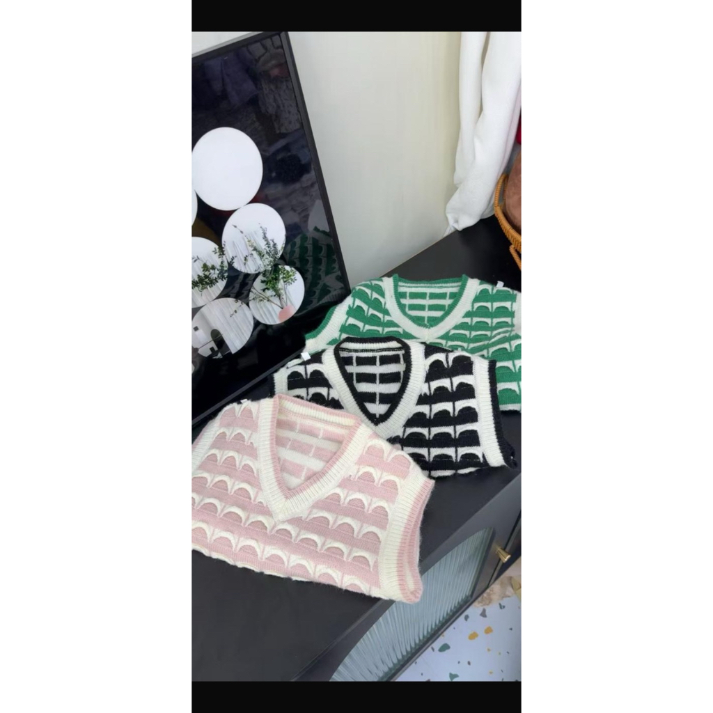 vest anak rajut motif