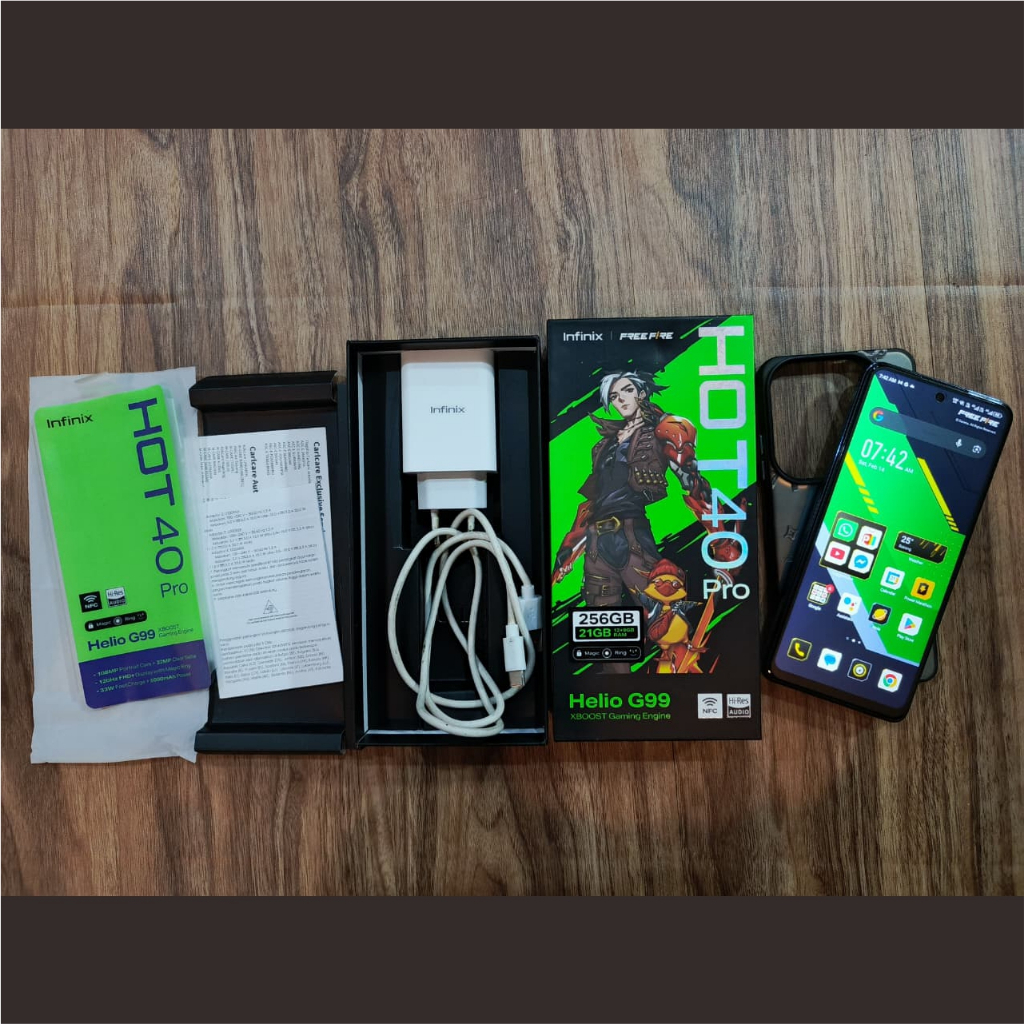 Infinix Hot 40 Pro 12+9/256 Second Fullset