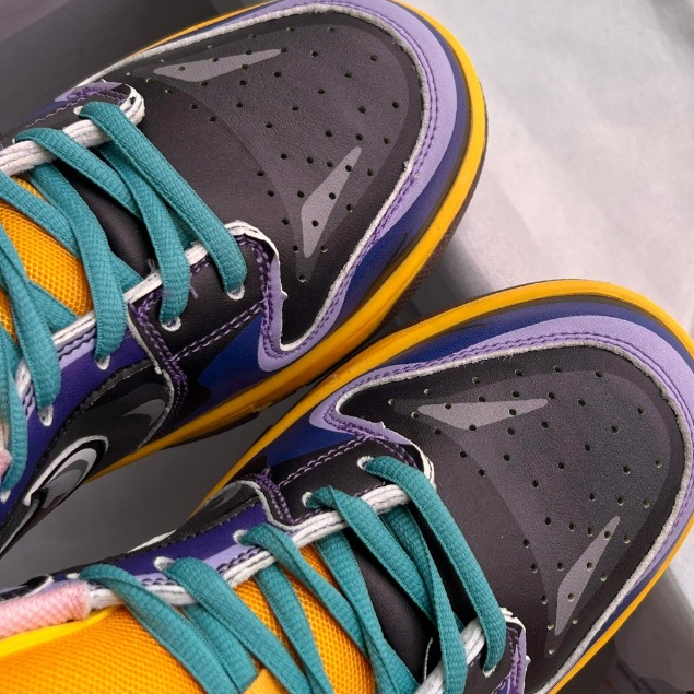 Sepatu Sneakers Fashion Pria, Warna Ungu Nano, Ukuran Pria 40-44