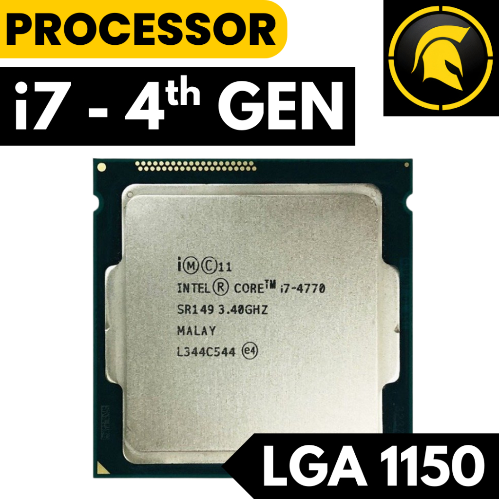 Processor Intel Core i7 Gen 4 Haswell 4770 4790 4770S 4790S Tray Tanpa Fan Garansi 1 Bulan Socket LG