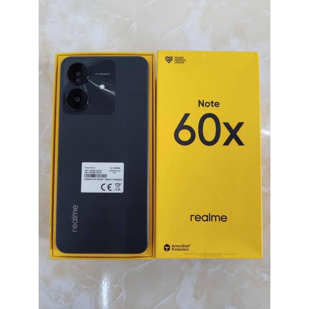 Realme Note 60x 4/64 second fullset