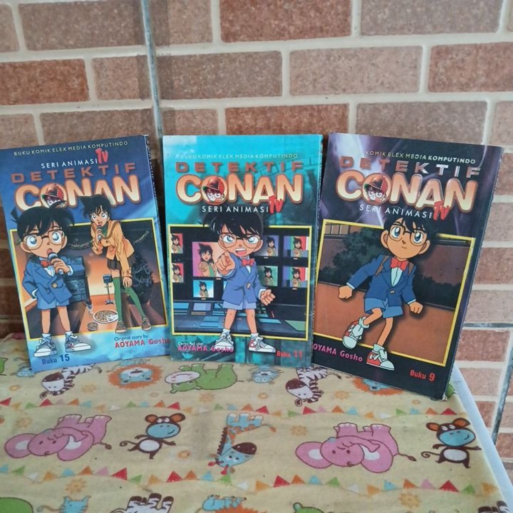 KOMIK DETEKTIF CONAN SERI ANIMASI TV BEKAS SEPERTI BARU ORIGINAL