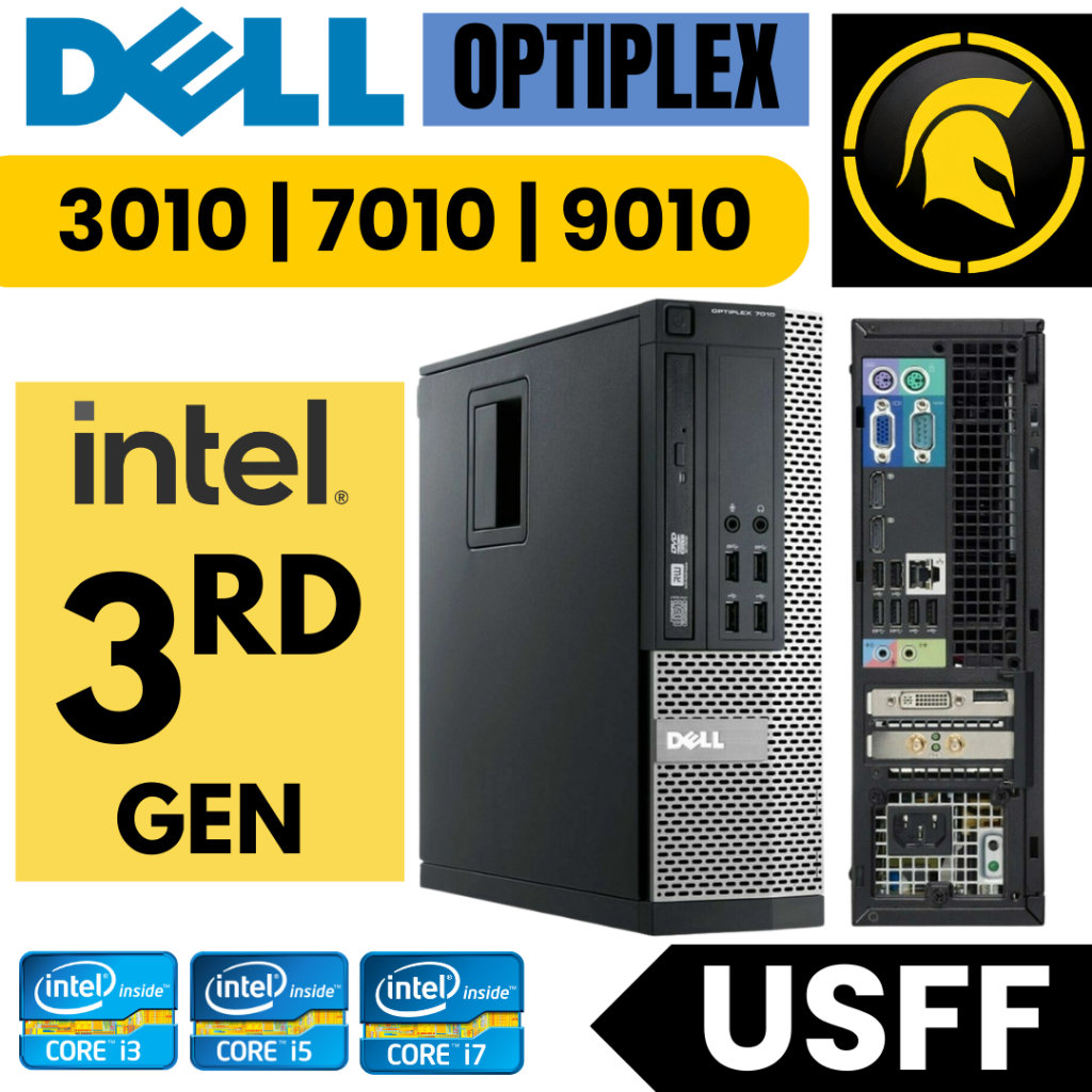 Dell 7010 / 9010 USFF Optiplex Mini PC Core i3 / i5 / i7 Gen 3 Not SFF