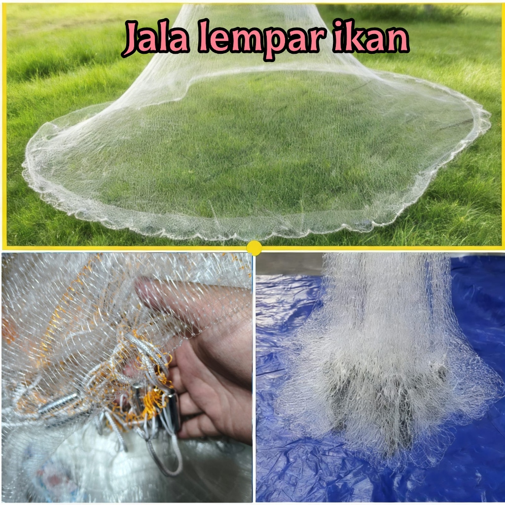 Jala Lempar 3.6 Meter 12 Feet Ikan Udang Murah